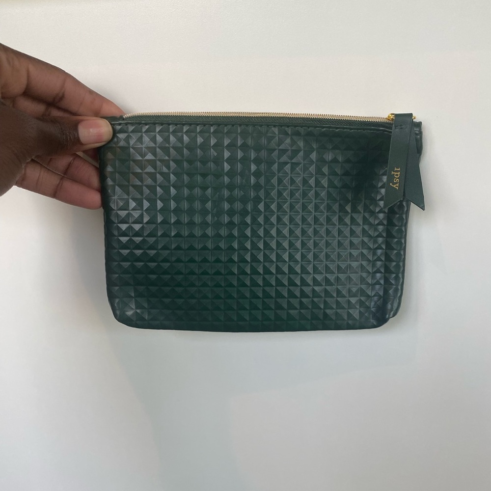 Ipsy Green Makeup Bag